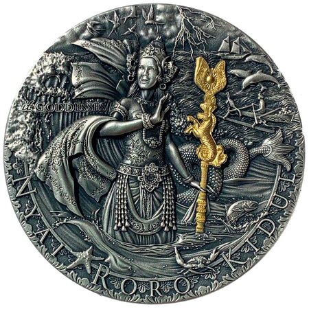 NYAI RORO KIDUL Itgoddesses 2 onces argent monnaie 2 Dollars Niue 2020