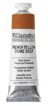 Peinture à l'huile Williamsburg 37ml Ocre Jaune Foncé de Provence S2