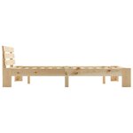 vidaXL Cadre de lit Bois de pin massif 120 x 200 cm