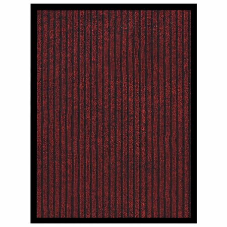 vidaXL Paillasson rayé Rouge 40x60 cm