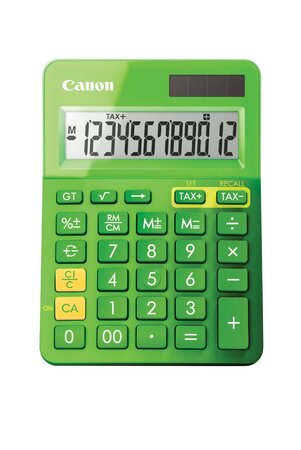 Calculatrice de bureau 12 chiffres ls-123k verte canon
