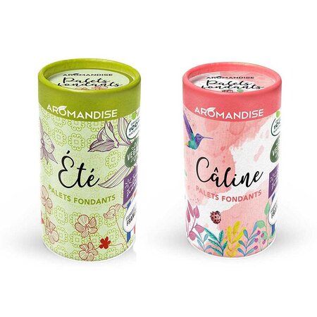 12 palets parfumés à faire fondre - Câline & Eté