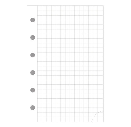 Recharge accessoire Exatime 21 quadrillé 5x5 32 feuillets 210x142 mm EXACOMPTA