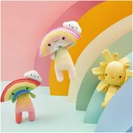 Pelote fil coton pastel rainbow - ricorumi spin spin 50 g