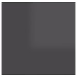 vidaXL Meubles TV muraux 4 Pièces Gris brillant 30 5x30x30 cm