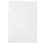 Etui Carton De 100 Pochettes Coin Pvc Lisse Haute Résistance 13/100e - A4 - Exacompta
