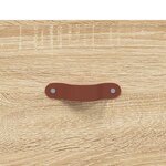 vidaXL Table de chevet chêne sonoma 40x35x47 5 cm bois d’ingénierie