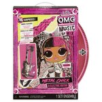 L.o.l. Surprise poupée omg remix rock- metal chick and electric guitar - 577577euc - poupée mannequin 24cm