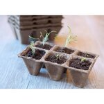 Nature Pots de tourbe 4 x 4 x 5 cm 144 pièces