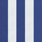 vidaXL Coussins de chaise 6 Pièces rayures bleues et blanches 40x40x7 cm
