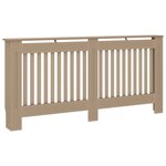 vidaXL Cache-radiateur 172x19x81 cm MDF