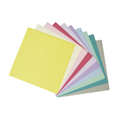 Origami feuilles à plier  FSC Mix Credit  pastel  15x15cm  80g / m²  100 feuilles