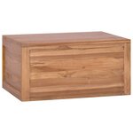 vidaXL Armoire murale de salle de bain 60x45x30 cm Bois de teck massif