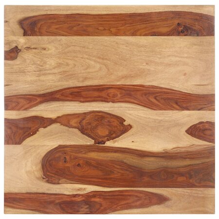 vidaXL Dessus de table Bois solide 25-27 mm 70x70 cm