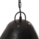 vidaXL Lampe suspendue industrielle 25 W Noir Rond 32 cm E27