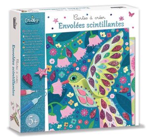 Coffret cartes a creer -  Envolees scintillantes