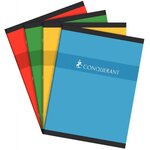 Cahier Piqué 24 x 32 cm 96 Pages Q 5x5 mm 70g Coloris Aléatoire CONQUÉRANT