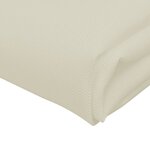 vidaXL Serviettes de table 25 Pièces Crème 50x50 cm