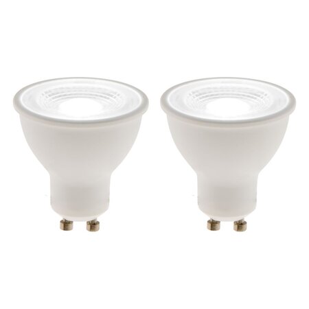 Lot de 2 spots LED 6W GU10 425lm 4000K