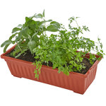 Tectake Jardinière verticale avec 4 bacs à fleurs
