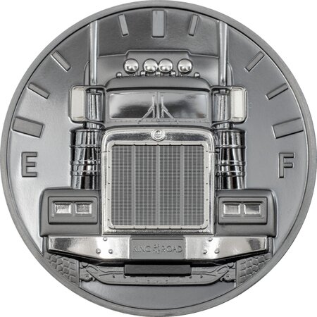 TRUCK KING OF THE ROAD 2 onces argent monnaie 10 Dollars Cook Islands 2022