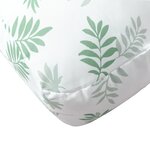 vidaXL Coussins de palette 2 Pièces motif de feuilles tissu