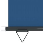 vidaXL Auvent latéral de balcon 140x250 cm Bleu