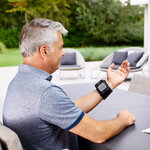 Omron rs7 intelli it- tensiomètre poignet bluetooth connecté  mémoire 2 utilisateurs  utilisation à domicile