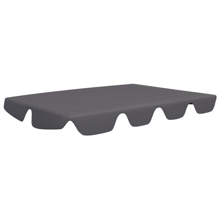 vidaXL Toit rechange balançoire Anthracite 188/168x110/145 cm