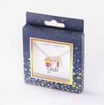 Collier prénom jade avec pendentif cœur