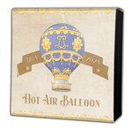 HOT AIR BALLOON 2 onces argent monnaie 25 Francs Burundi 2023