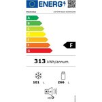Electrolux lnt5mf36u0 - réfrigérateur congélateur bas - 360l (266+94)- froid ventilé - no frost - h201 x l60cm - inox