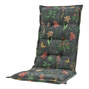 Madison Coussin de chaise à haut dossier Clea 123x50 cm gris