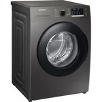 Lave-linge hublot samsung ecobubble ww90ta046ax - 9 kg - induction - 1400 trs/min - inox/silver