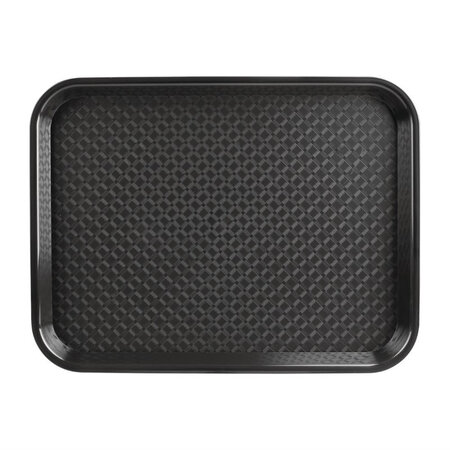 Plateau fast food 415 x 305 mm - 7 couleurs - kristallon - noir - polypropylène 415x305xmm