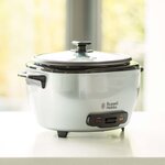 Russell hobbs cuiseur à riz maxicook argenté 5 l 1000 w