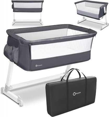 Lit Bébé  Theo Dark Gris