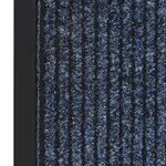 vidaXL Paillasson rayé Bleu 80x120 cm