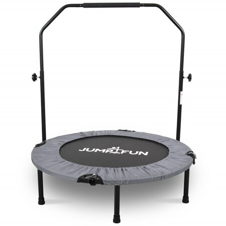 Mini trampoline fitness jump4fun pliable double-bar - ø92cm