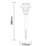 Luxform Lampe de jardin à LED solaire intelligente Pulsar 10 lm