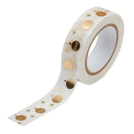 Masking tape boules de noël 10 m - draeger paris