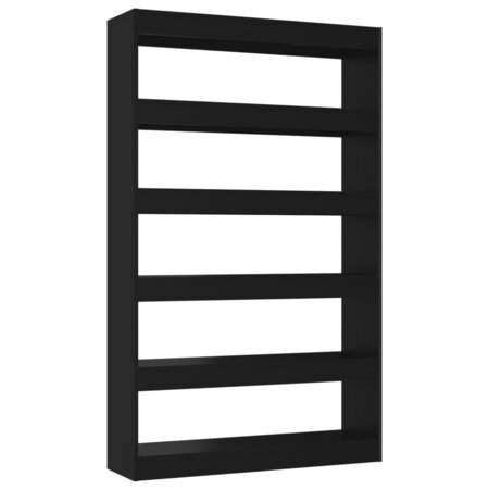 vidaXL Bibliothèque/Séparateur de pièce Noir 100x30x166 cm