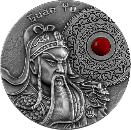 Pièce de monnaie en Argent 5 Dollars g 62.2 (2 oz) Millésime 2021 GUAN YU