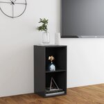 vidaXL Meuble TV Gris 72x35x36 5 cm Aggloméré