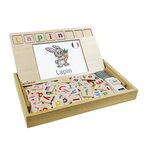 Bio Toys - L'Ecole des Mots bilingue Français / Anglais  Jeu en Bois