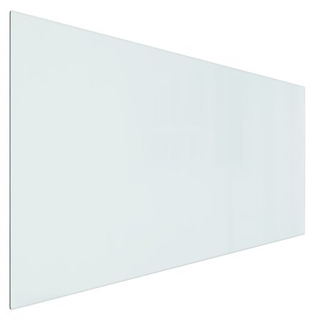 vidaXL Plaque de verre pour cheminée rectangulaire 120x60 cm