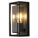 KONSTSMIDE Applique murale Brindisi Verre Noir mat