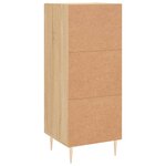 vidaXL Buffet Chêne sonoma 34 5x34x90 cm Bois d'ingénierie
