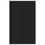 vidaXL Tapis de tente 400x500 cm Noir
