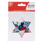 50 stickers en papier washi - Folk